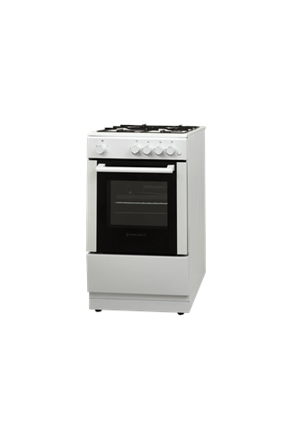 White Knight WK-ATSCG50W 50cm White Single Cavity Gas Cooker