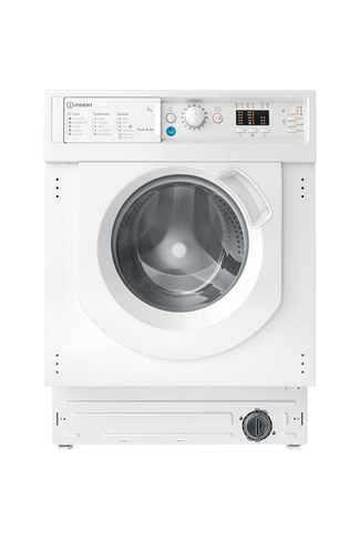 Indesit BIWMIL71252UKN White 7kg Integrated Washing Machine