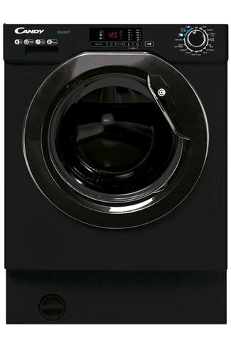 Candy CBW48D2BBE Black Integrated 8kg 1400 Spin Washing Machine