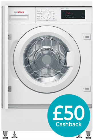 Bosch Wiw28300gb Integrated 8kg Washing Machine Kitchen Economy