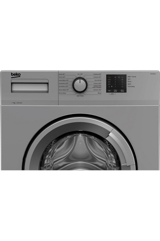 Beko WTK72041S Silver 7kg 1200 Spin Washing Machine