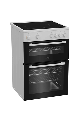 Zenith ZET605W 60cm Electric Cooker Ceramic Hob 69L White A Rated