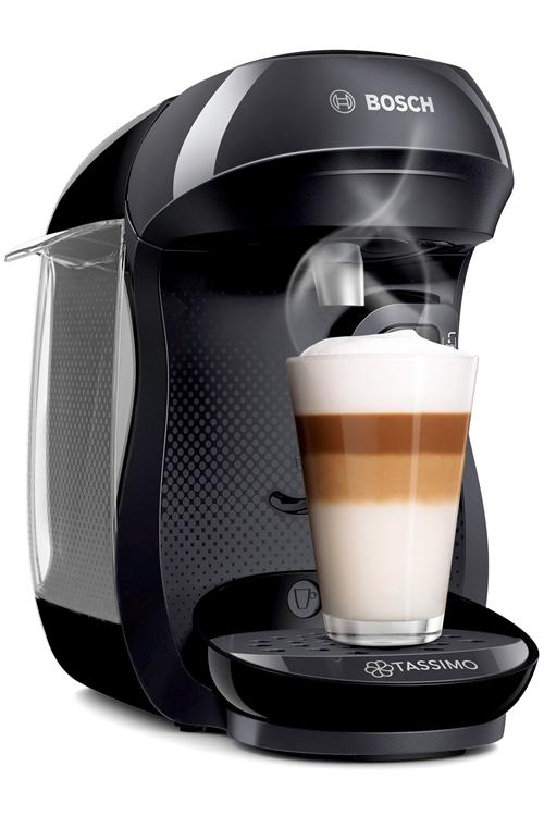 TAS1002GB Black Pod Coffee Machine 