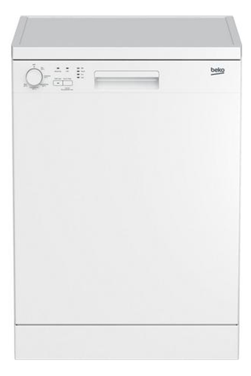 White/Clean&Shine Program/Half Load function Beko DFN6632W2 Dishwasher freestanding/A+