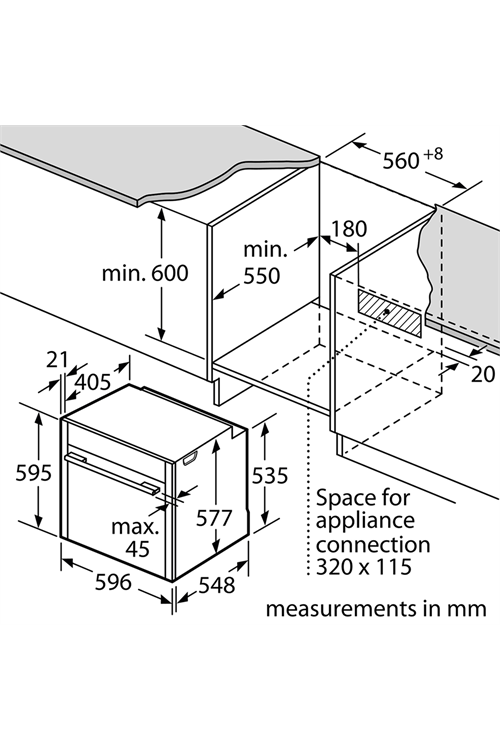NEFF N90 B57CS24H0B Pyrolytic Slide&Hide Oven Kitchen Economy
