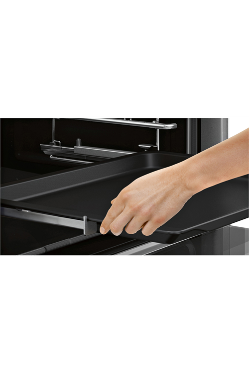 Stainless Steel NEFF N90 Slide/&Hide B58VT68H0B Wifi Connected Built In Electric Single Oven with added Steam Function