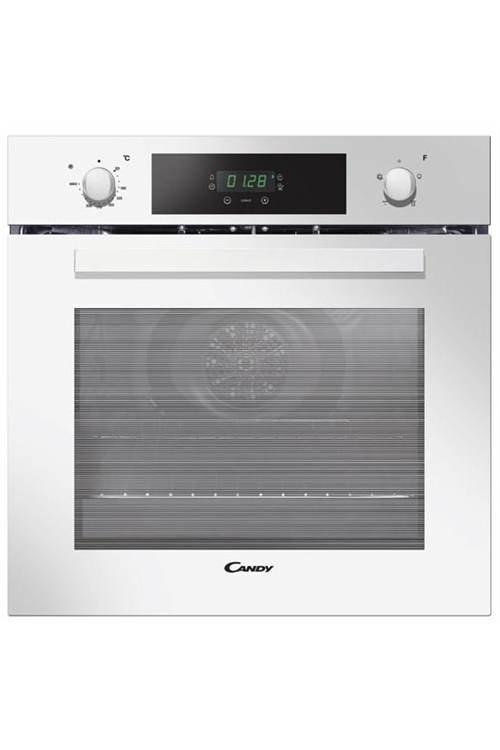 white built in fan oven