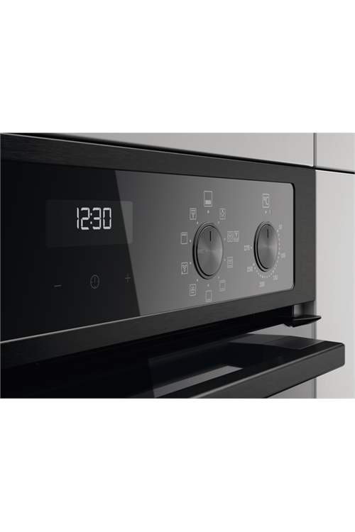 Zanussi ZKCNA4K1 Black BuiltIn Electric Double Oven Kitchen Economy