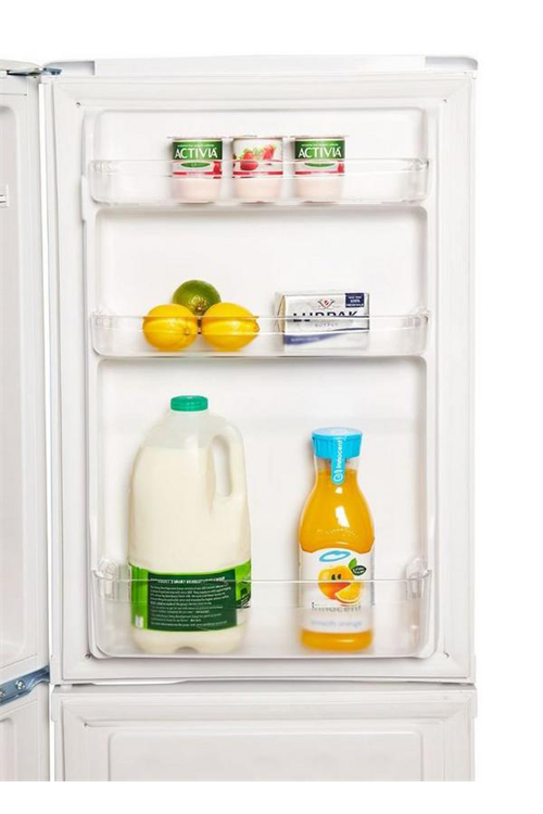 Haden HK144W 48cm White Low Frost Fridge Freezer Kitchen Economy