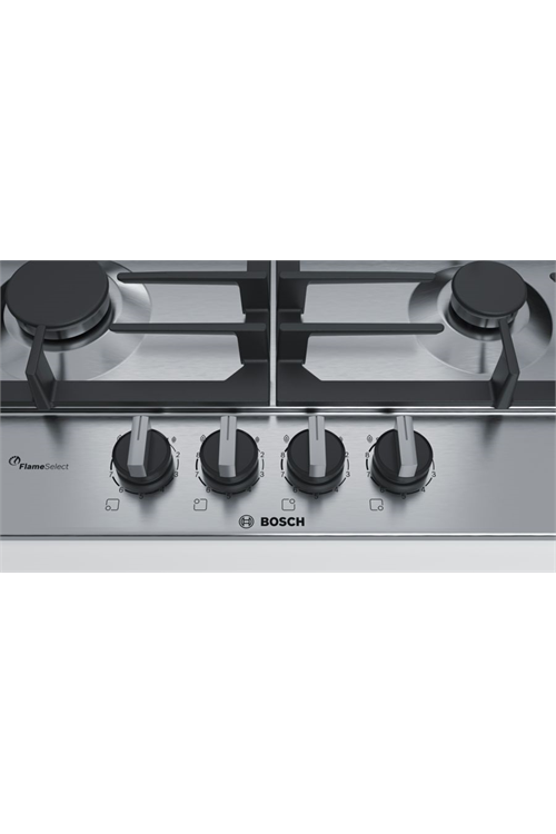 Bosch Serie 6 PCH6A5B90 60cm Steel Gas Hob Kitchen Economy