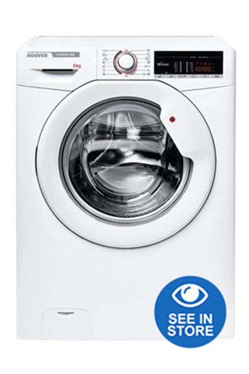 Hoover H3W58TE 8kg 1500 Spin Washing Machine Kitchen Economy