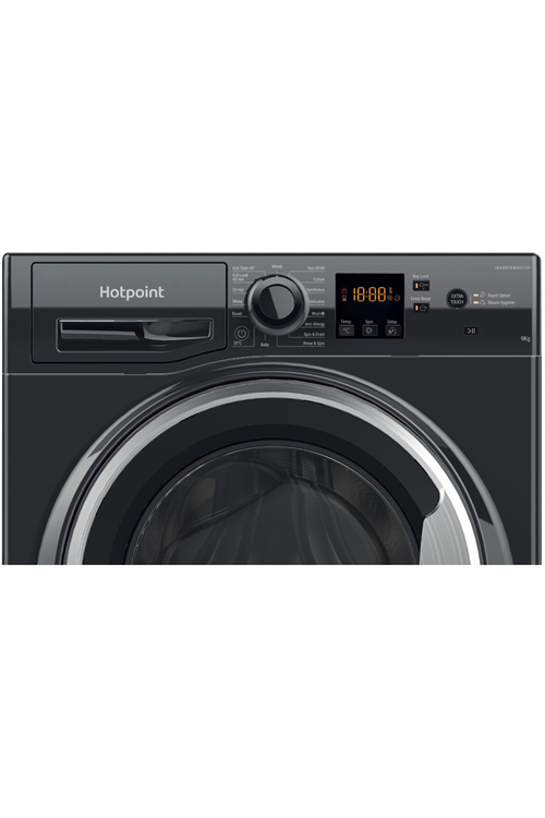 Hotpoint NSWF945CBSUKN 9kg Washing Machine Kitchen Economy