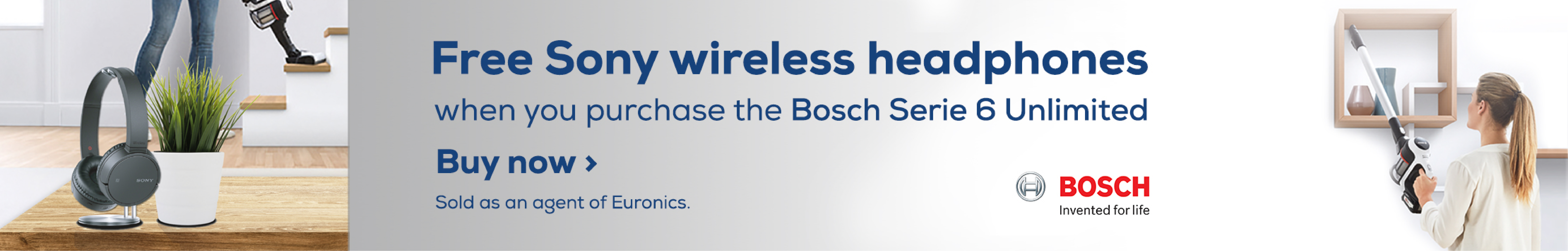Euronics & Bosch FREE Sony Headphones