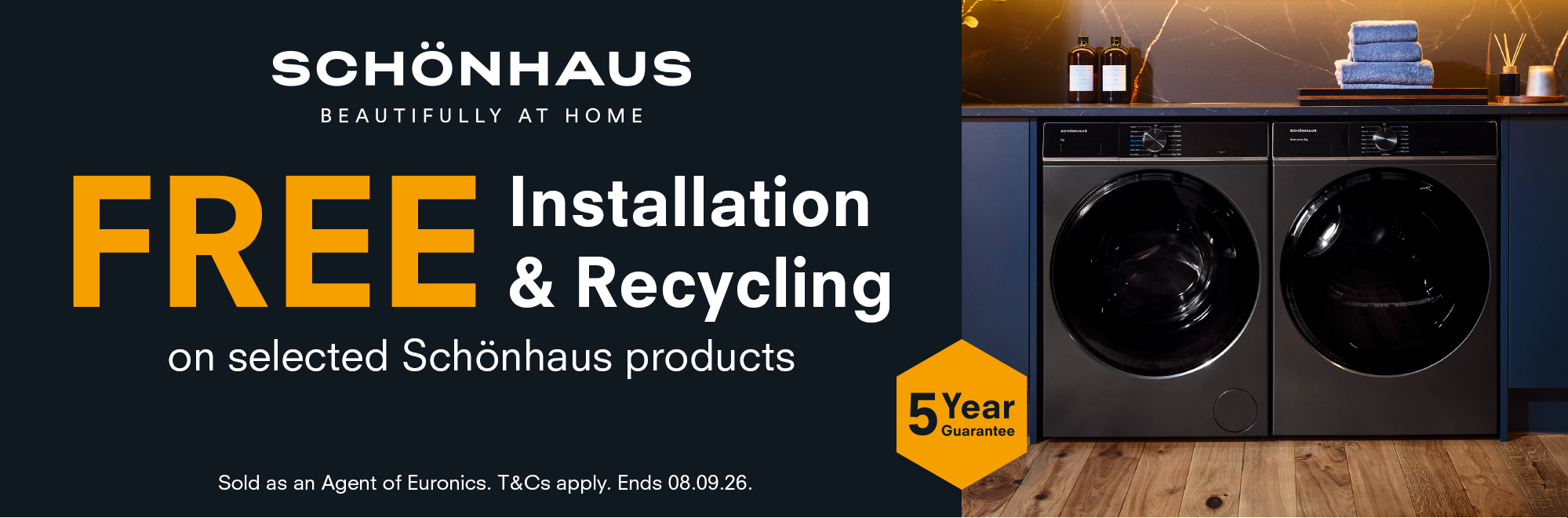 Schönhaus Laundry Free Installation & Recycling