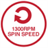 1300rpm