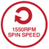 1550rpm